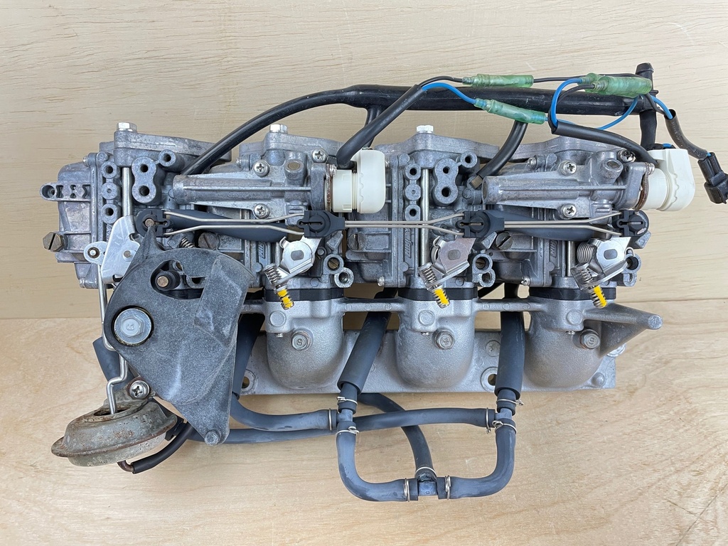 2004 Mercury 75HP 4 Stroke Carburetor Set 4 804708T1 804708T2 804708T4