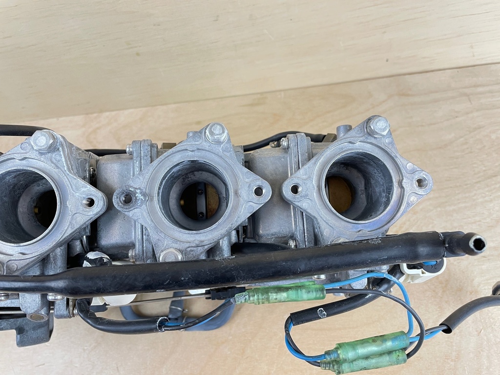 2004 Mercury 75HP 4 Stroke Carburetor Set 4 804708T1 804708T2 804708T4