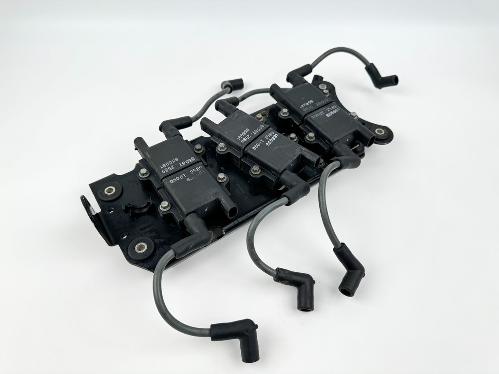 2000 Mercury 200 HP 2 Stroke Outboard Ignition Coil Set W/ Plate 856991A1 OEM