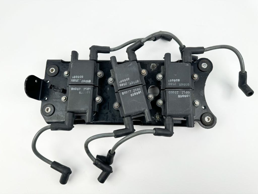 2000 Mercury 200 HP 2 Stroke Outboard Ignition Coil Set W/ Plate 856991A1 OEM