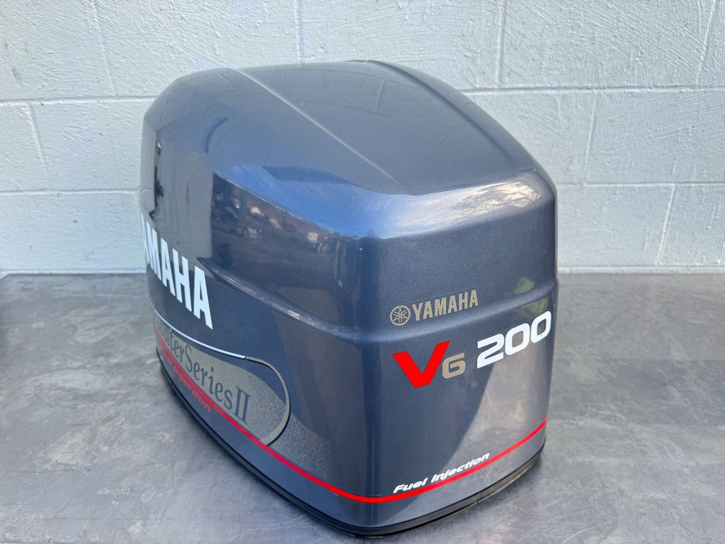 Yamaha 200HP 2 Stroke OX66 Saltwater Series Top Cowling Cover Lid 67H-42610-00-4D