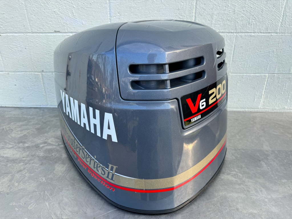 Yamaha 200HP 2 Stroke OX66 Saltwater Series Top Cowling Cover Lid 67H-42610-00-4D