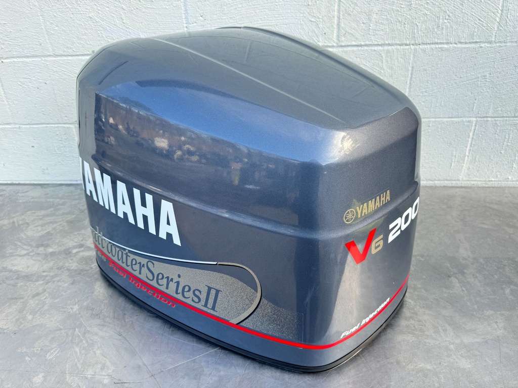 Yamaha 200HP 2 Stroke OX66 Saltwater Series Top Cowling Cover Lid 67H-42610-00-4D