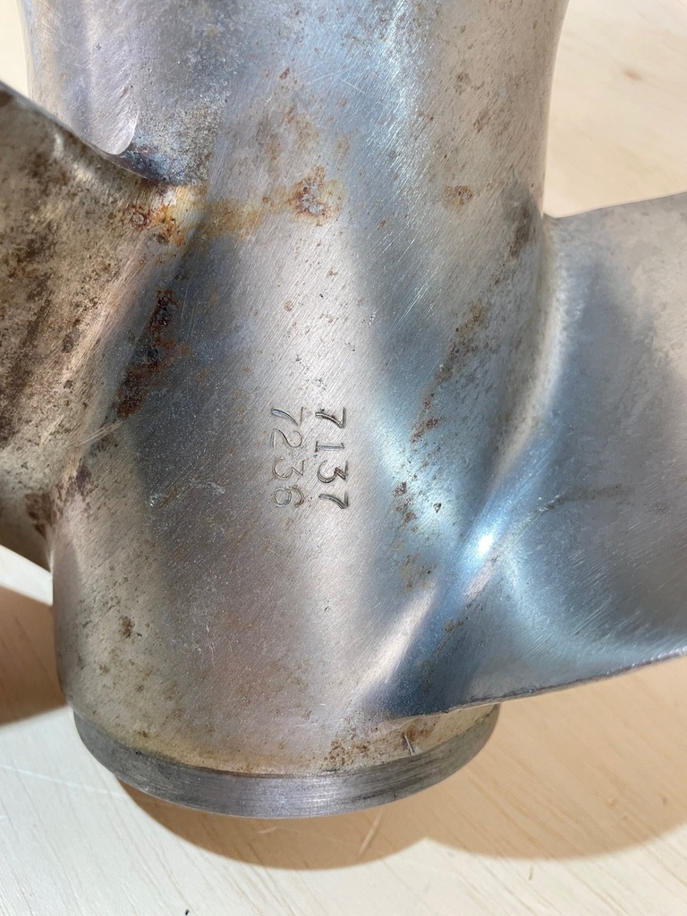 Mercury Quicksilver Vengeance SS Prop 14 1/2" x 15P Propeller 48-16314-17