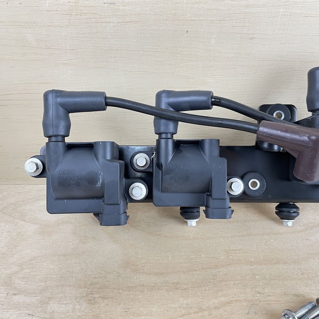 2010 Mercury 40HP 4 Stroke Outboard Ignition Coil Set & Plug Wires 8M0045124