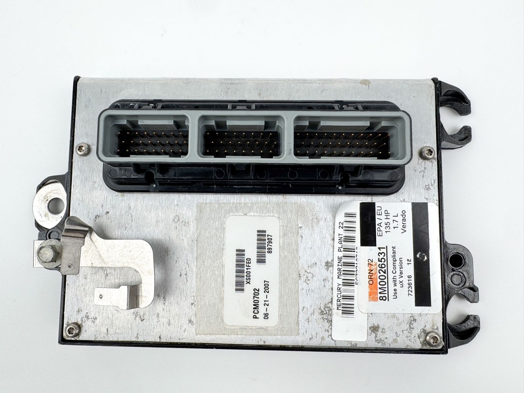 2007 Mercury 135 HP 4 Stroke Outboard PCM Propulsion Control Module ECU 89790736T OEM