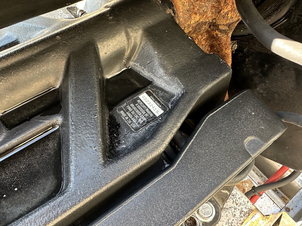 Mercury 150HP Black Max 25" Shaft 2 Stroke Outboard Engines Pair