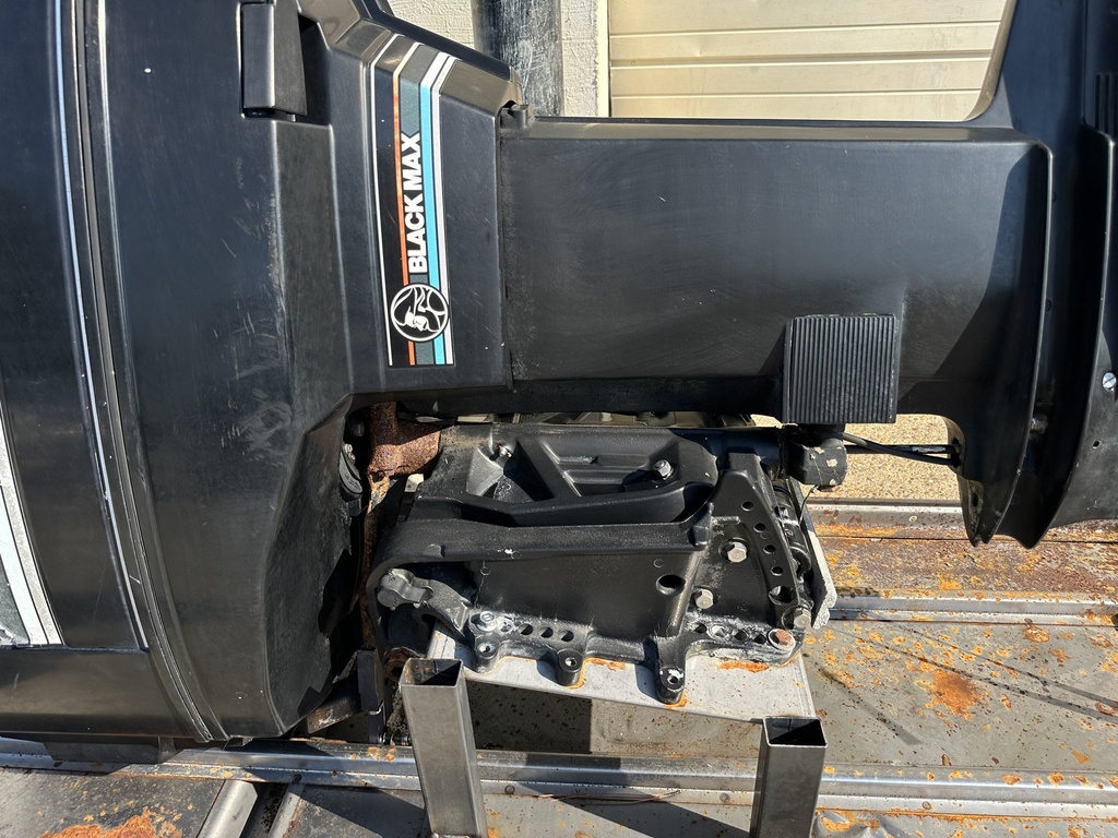 Mercury 150HP Black Max 25" Shaft 2 Stroke Outboard Engines Pair