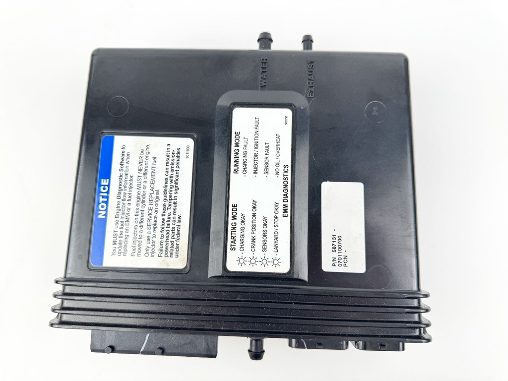 2012 Evinrude 250 HP 2 Stroke Etec Outboard Engine Control Unit ECU EMM 0587130 OEM