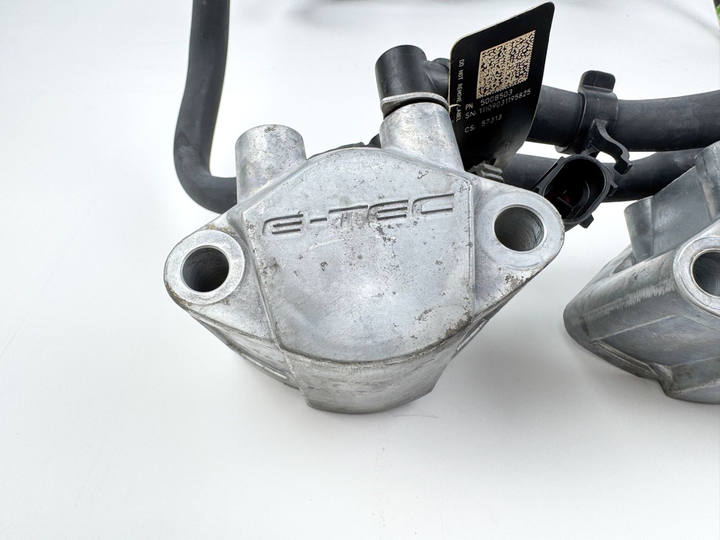 2012 Evinrude 250 HP 2 Stroke Etec Outboard Fuel Injector Set W/ Rail 5007765 OEM