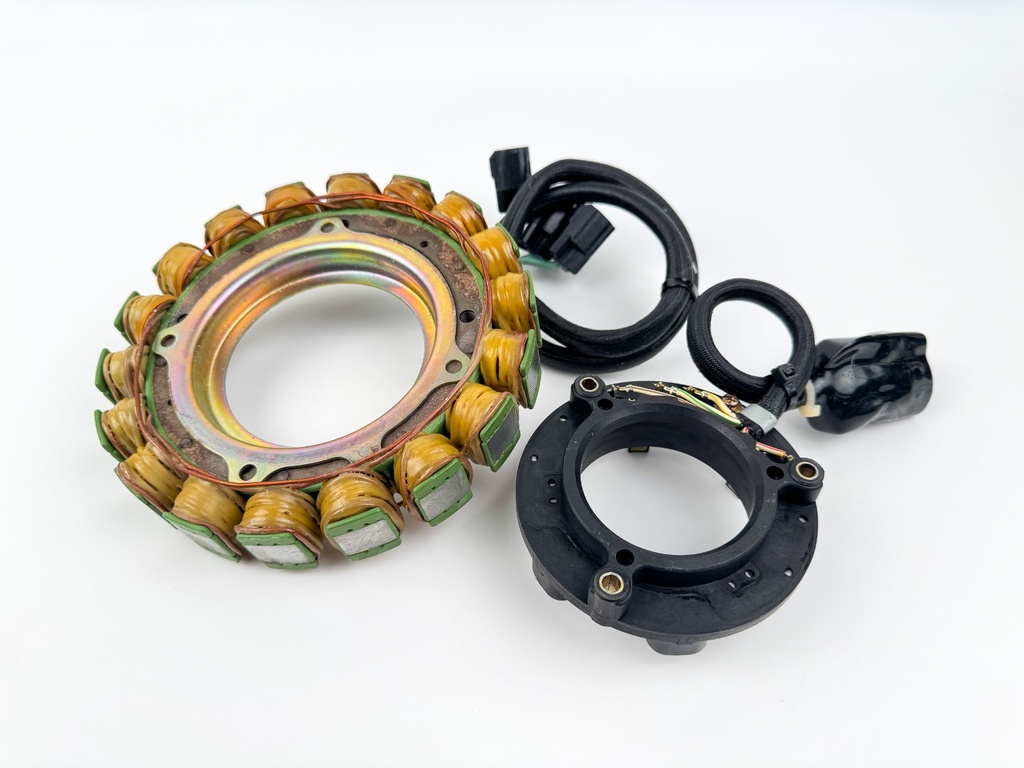 2005 Yamaha 300 HP 2 Stroke Outboard Coil Pulser Base Stator Assembly 60V-85580-00-00 OEM