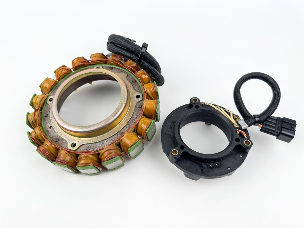 2005 Yamaha 300 HP HPDI 2 Stroke Outboard Coil Pulser Base Stator Assembly 60V-85580-00-00 OEM