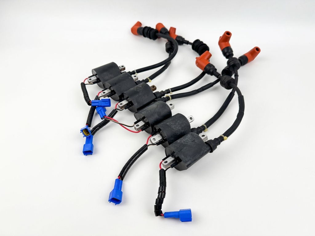 2005 Yamaha 300 HP HPDI 2 Stroke Outboard Ignition Coil Set 60V-82310-00-00 OEM