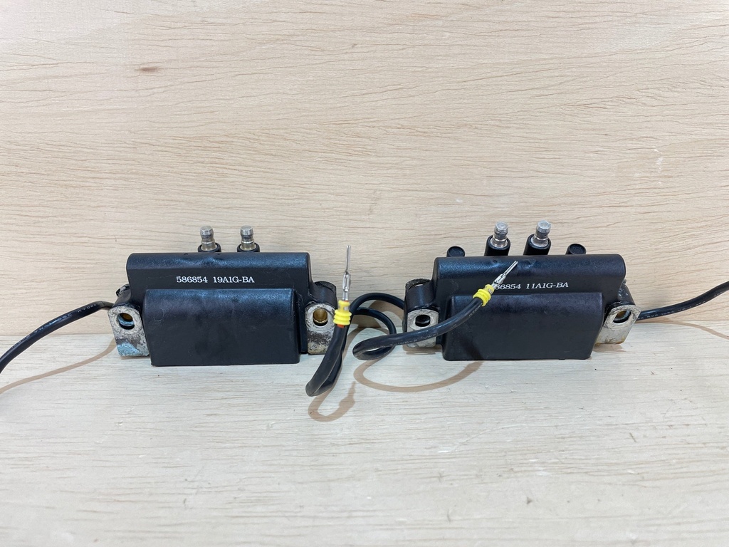 2008 Evinrude Etec 115HP Outboard Engine Ignition Coil Dual Pair 0586854