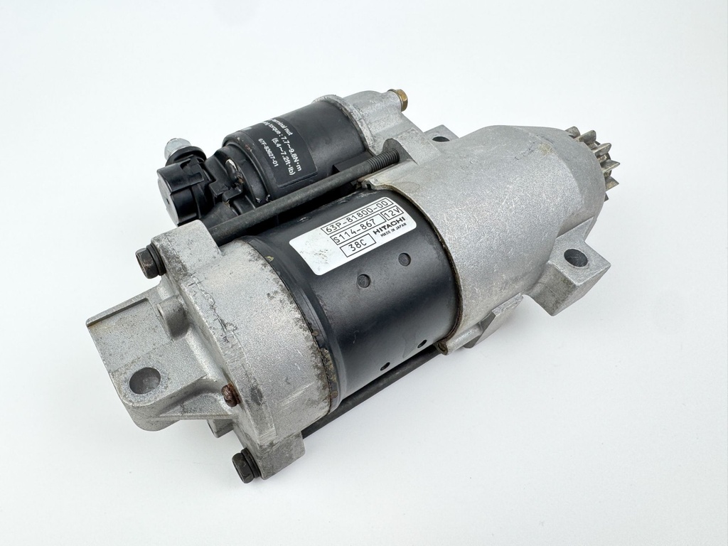 2004 Yamaha 150 HP 4 Stroke Outboard Starter Motor 63P-81800-00-00 OEM