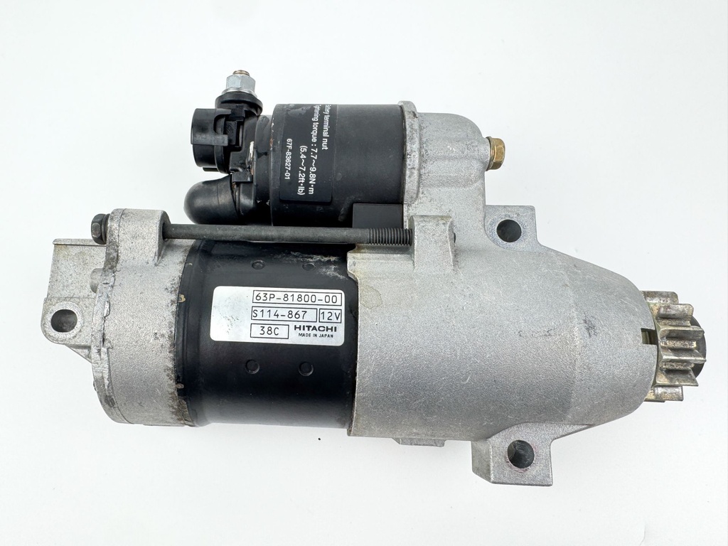 2004 Yamaha 150 HP 4 Stroke Outboard Starter Motor 63P-81800-00-00 OEM