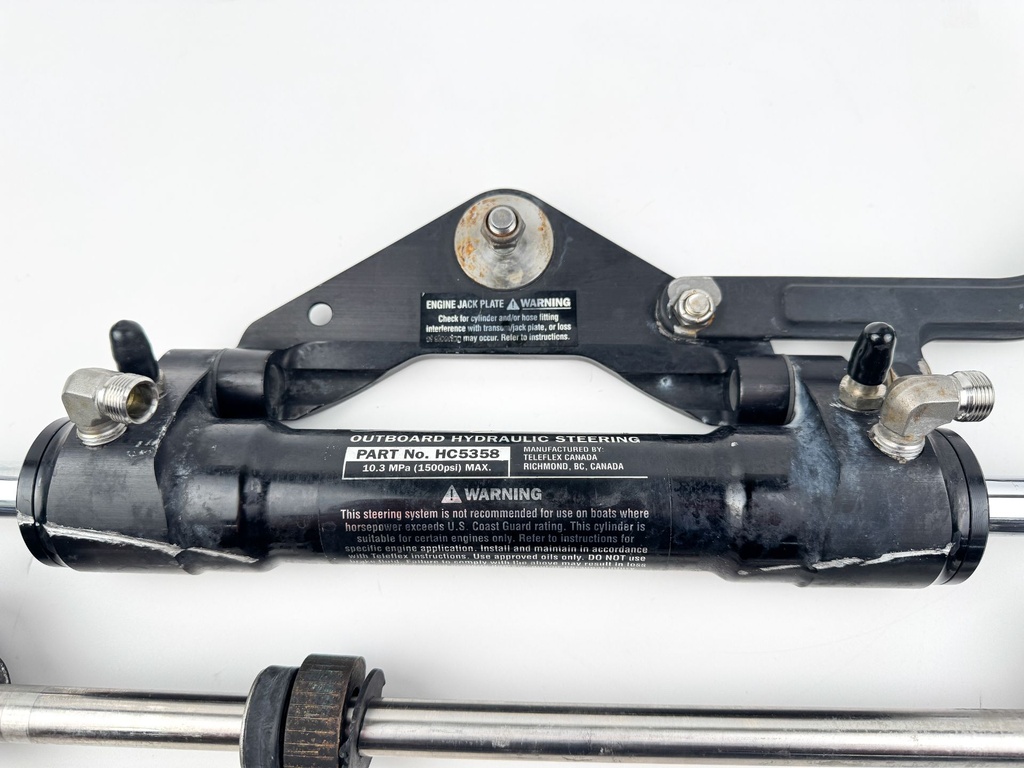 SeaStar Front Mount Outboard Hydraulic Steering Cylinder Assembly HC5358