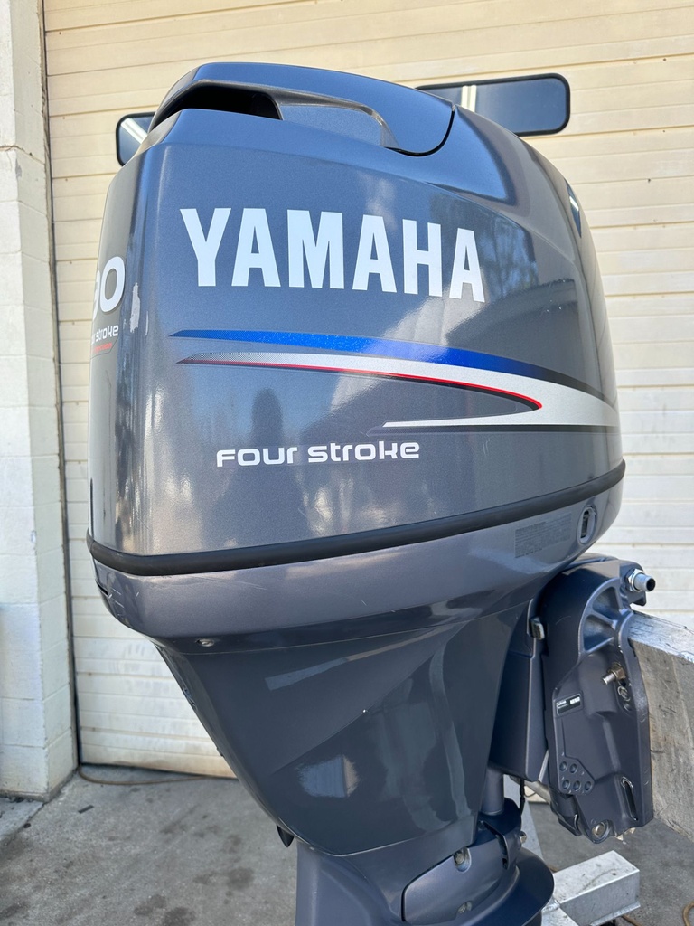 2010 Yamaha 90 HP 4 Stroke Outboard Engine W/ 25" Shaft 120 Hours