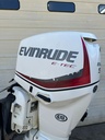 2014 Evinrude 90 HP 2 Stroke Outboard Engine W/ 20" Shaft 395 Hours