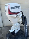 2014 Evinrude 90 HP 2 Stroke Outboard Engine W/ 20" Shaft 395 Hours