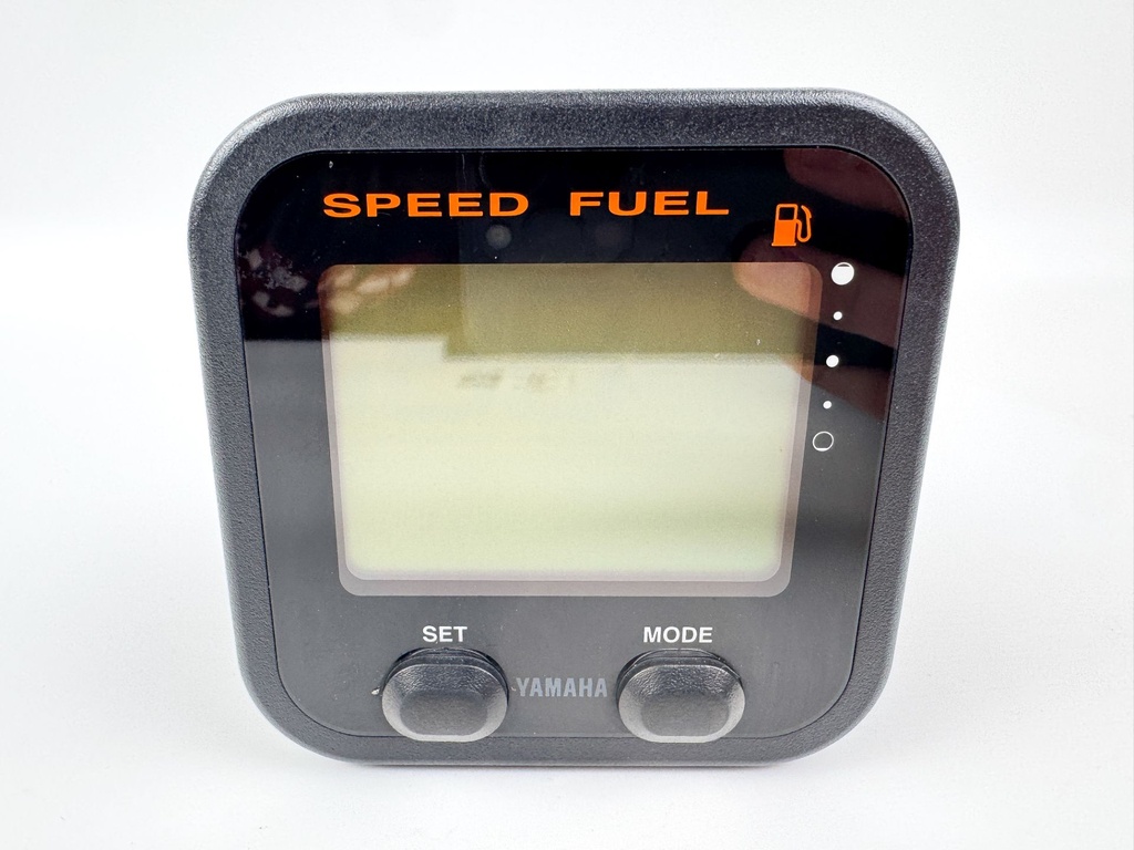 Yamaha Command Link Square Speed Fuel Gauge 6Y80-01 Tested Used