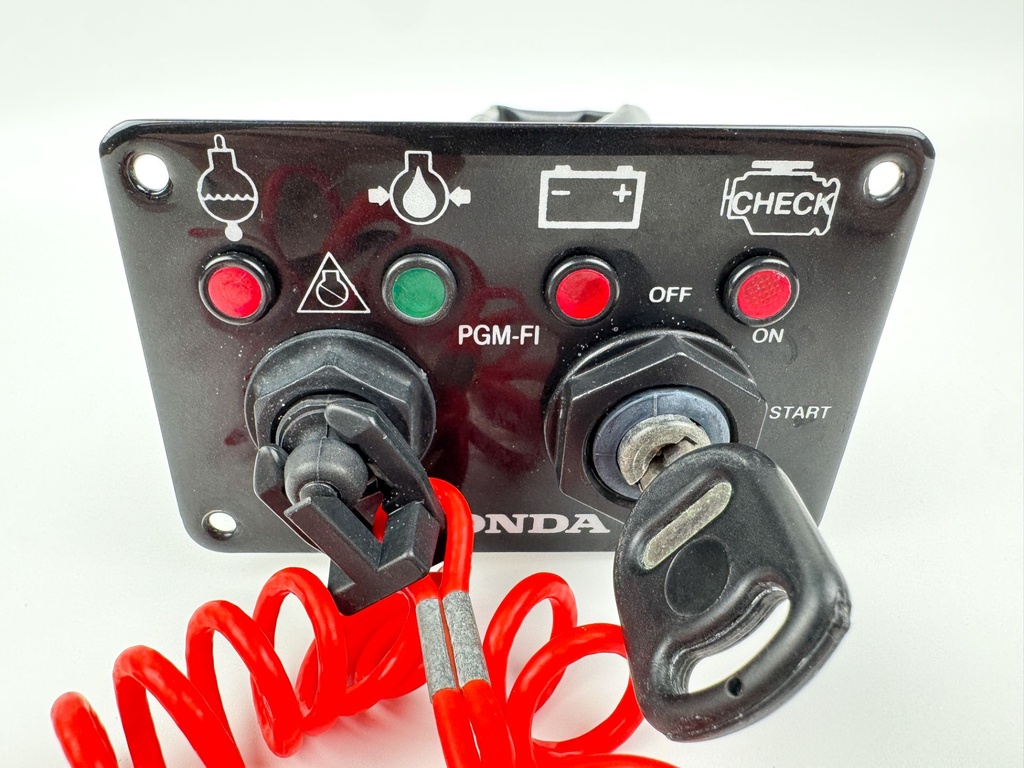 Honda Outboard Single Engine Key Ignition Switch Assembly With Panel