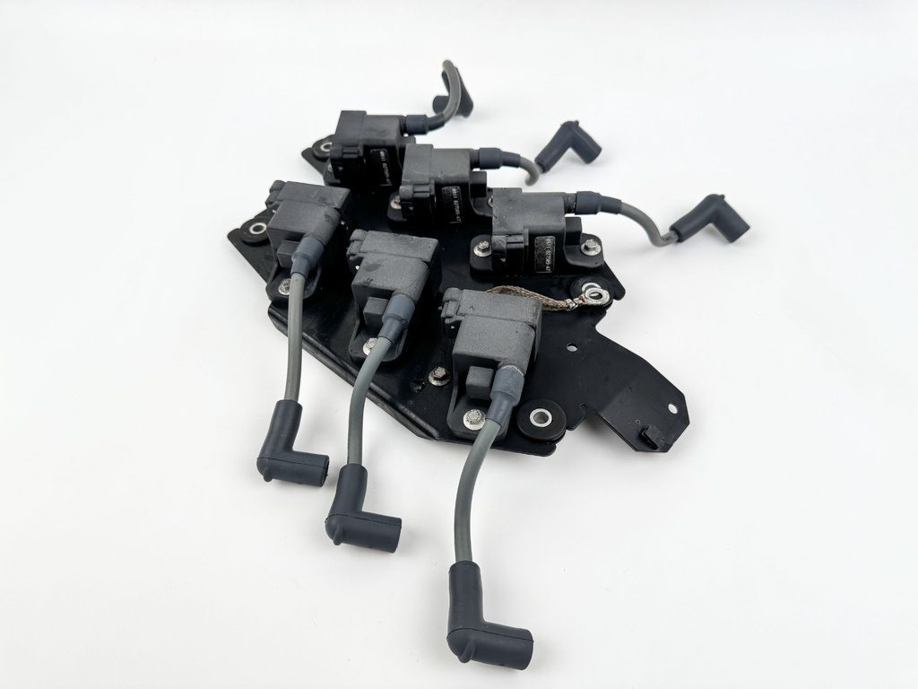 2001 Mercury 150 HP 2 Stroke Outboard Ignition Coil Set W/ Plate 827509T7 OEM