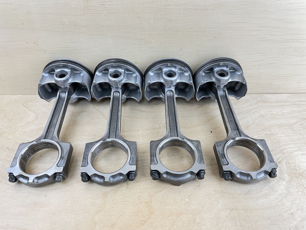 2011 Yamaha 150HP 4 Stroke Piston & Connecting Rod Assembly Set (4) 63P-11631-10-93
