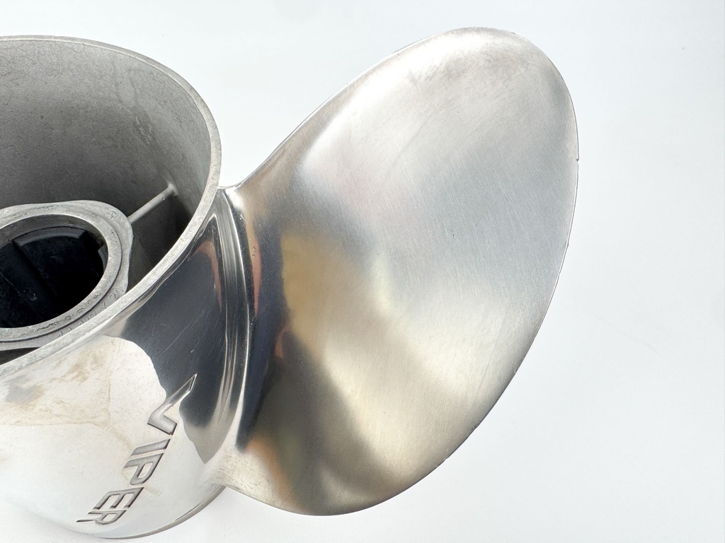 Johnson Evinrude OMC Viper Stainless Steel 3 Blade Prop Propeller 14 1/2" x 21P