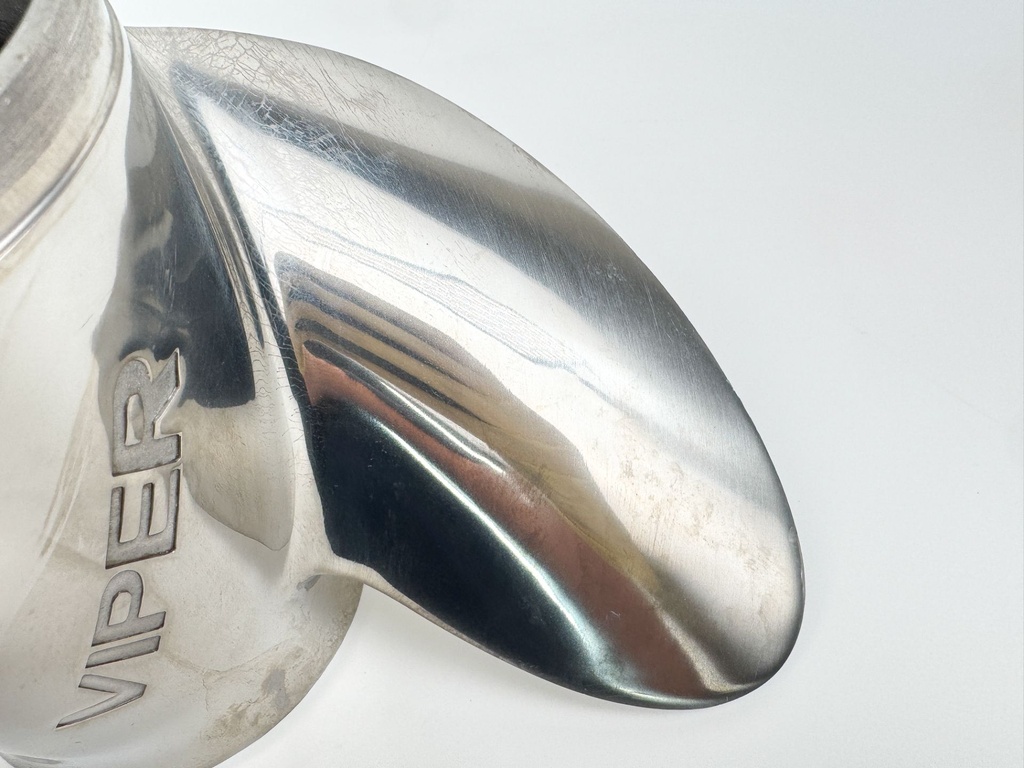 Johnson Evinrude OMC Viper Stainless Steel 3 Blade Prop Propeller 14 1/2" x 21P