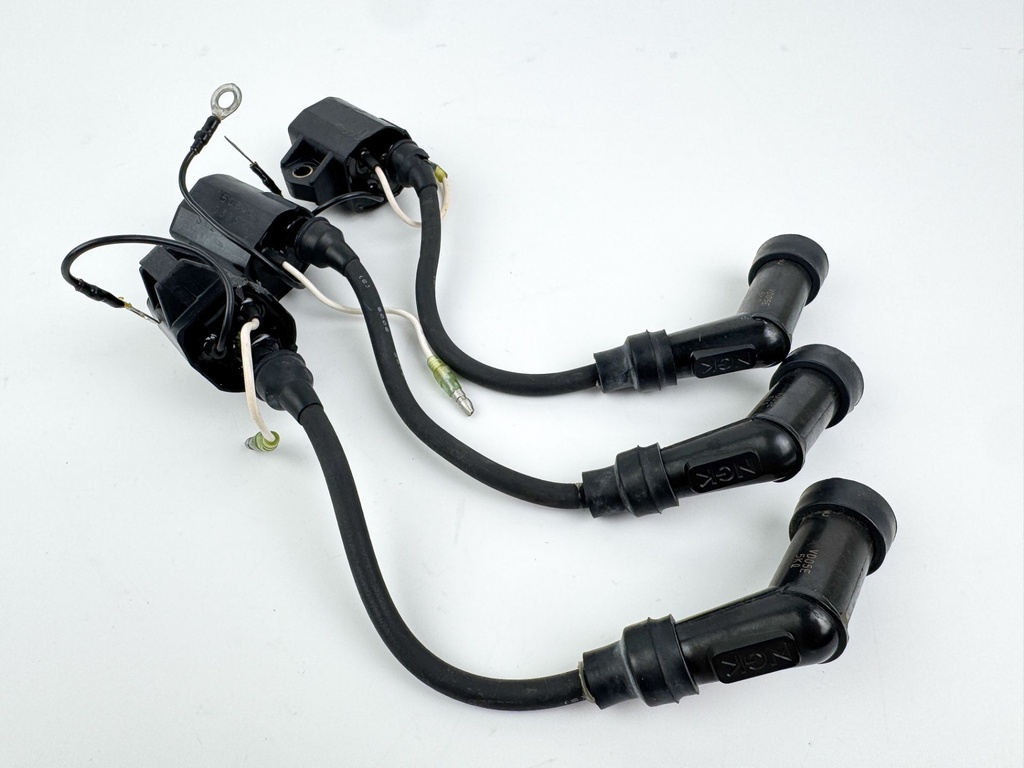 2006 Suzuki 25 HP 4 Stroke Outboard Ignition Coil Set 33410-89J01 OEM