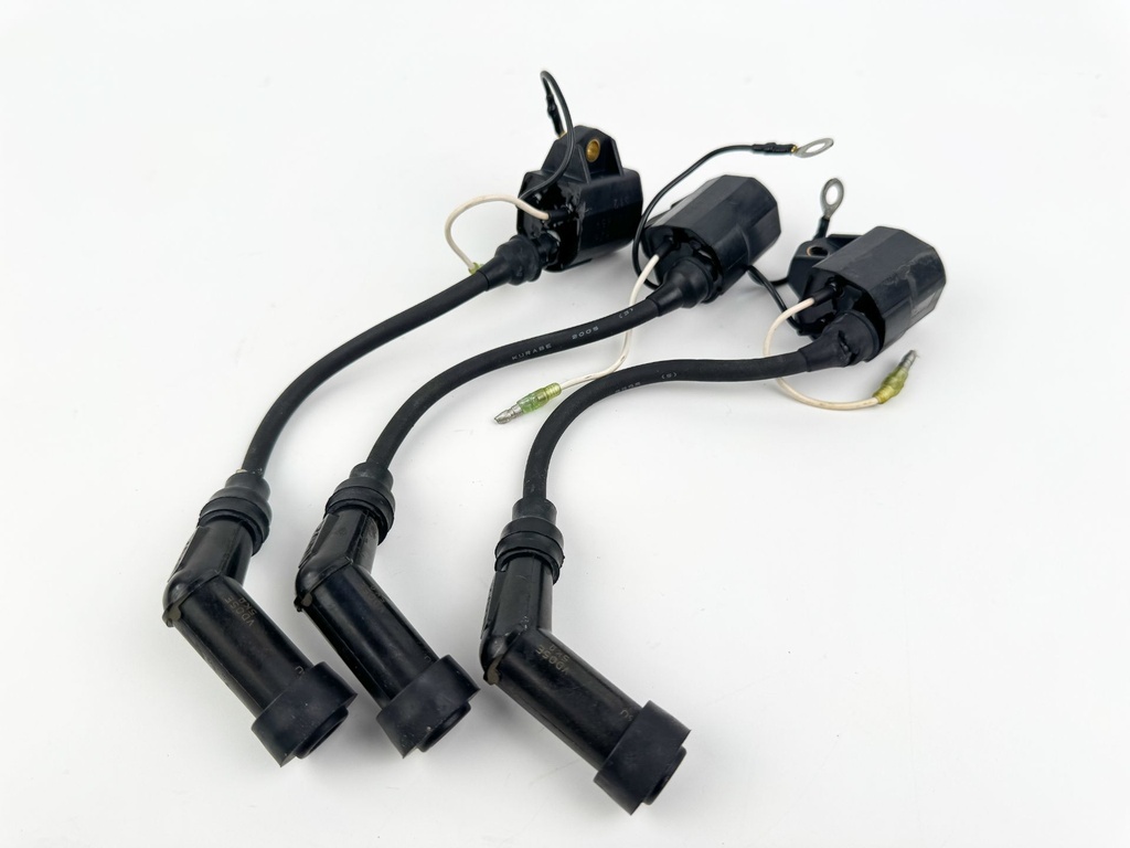 2006 Suzuki 25 HP 4 Stroke Outboard Ignition Coil Set 33410-89J01 OEM
