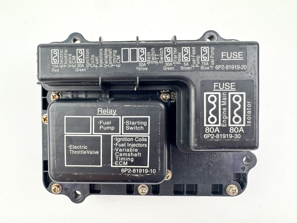 2006 Yamaha 250 HP 4 Stroke Outboard Fuse Box 6P2-82170-00-00 OEM