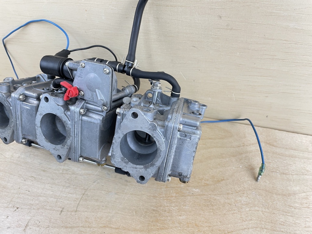2003 Yamaha 60HP 2 Stroke Outboard Carburetor Set Top Bottom Middle