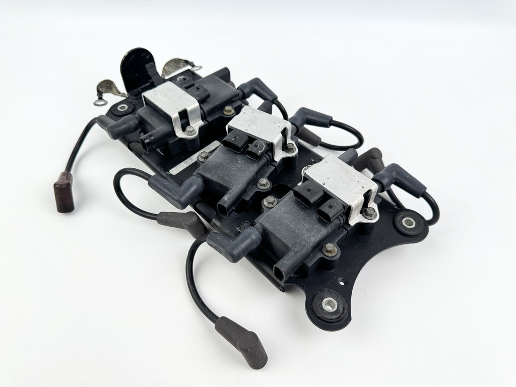 2003 Mercury 225 HP 2 Stroke Outboard Optimax Ignition Coil Set & Plate 856991A1