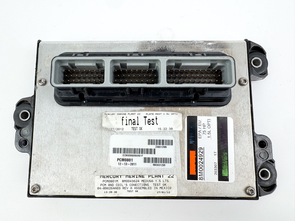 2012 Mercury 75 HP 2 Stroke Outboard Engine Control Unit ECU 89790623T OEM