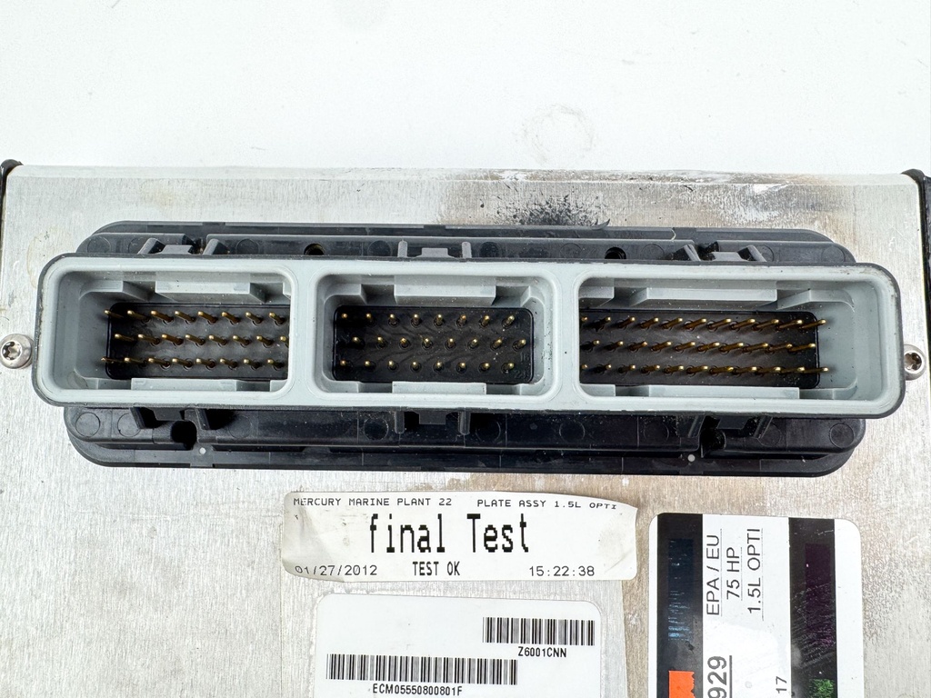 2012 Mercury 75 HP 2 Stroke Outboard Engine Control Unit ECU 89790623T OEM