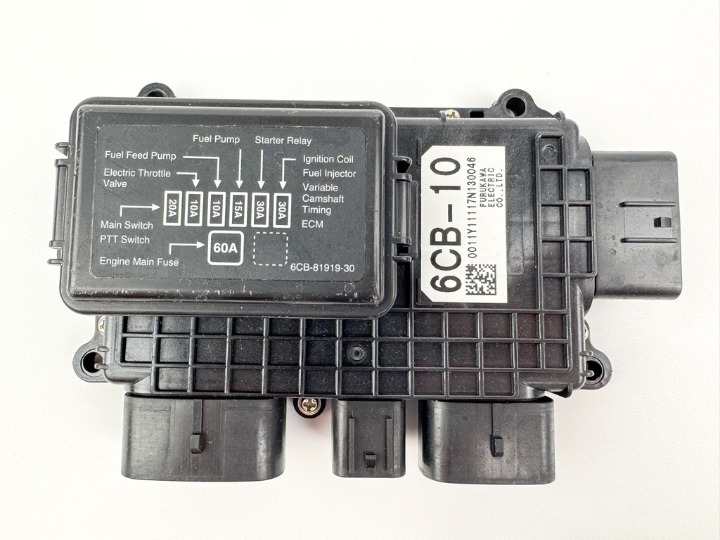 2010 Yamaha 250 HP 4 Stroke Outboard Fuse Box 6CB-82170-00-00 OEM