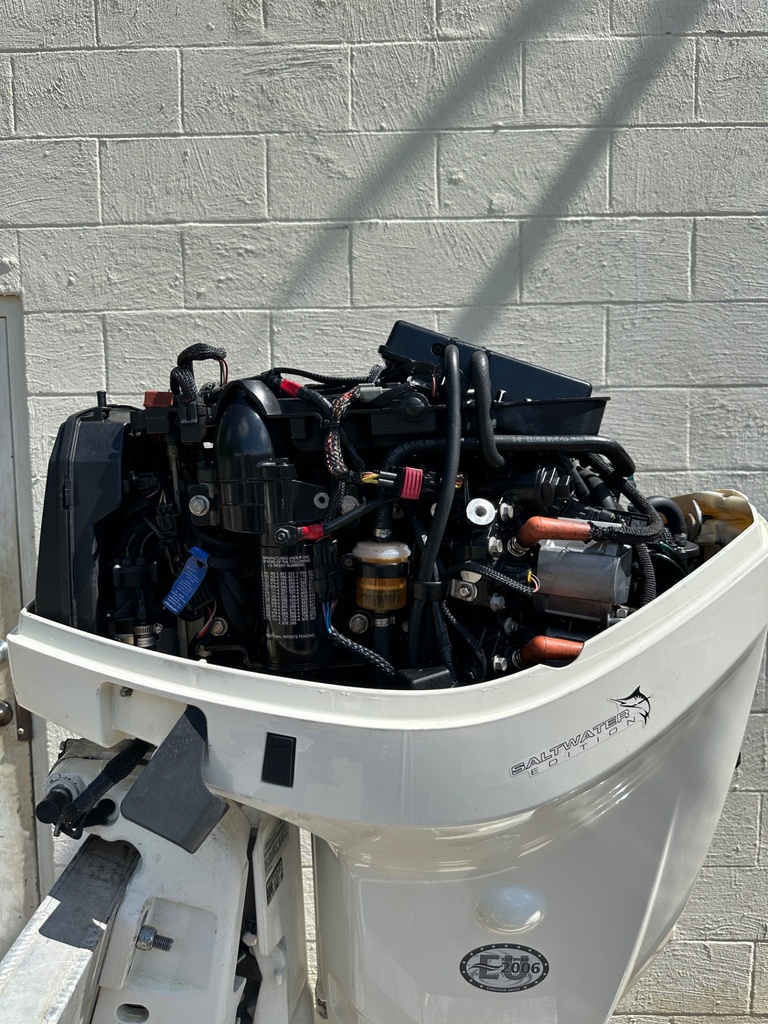 2008 Evinrude 115HP Etec 2 Stroke Outboard Engine W/ 25" Shaft E115DPXSCR