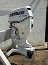 2008 Evinrude 115HP Etec 2 Stroke Outboard Engine W/ 25" Shaft E115DPXSCR