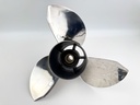Evinrude Johnson Ballistic Stainless Steel Prop Propeller 345933 14 1/2 x 19