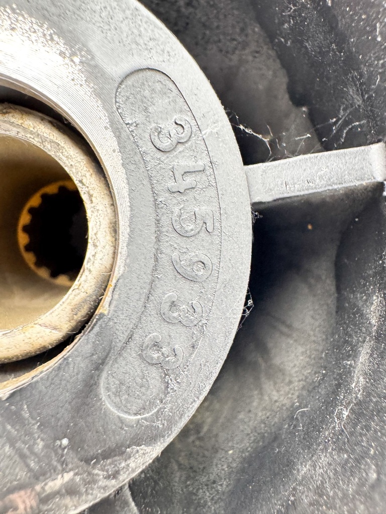 Evinrude Johnson Ballistic Stainless Steel Prop Propeller 345933 14 1/2 x 19