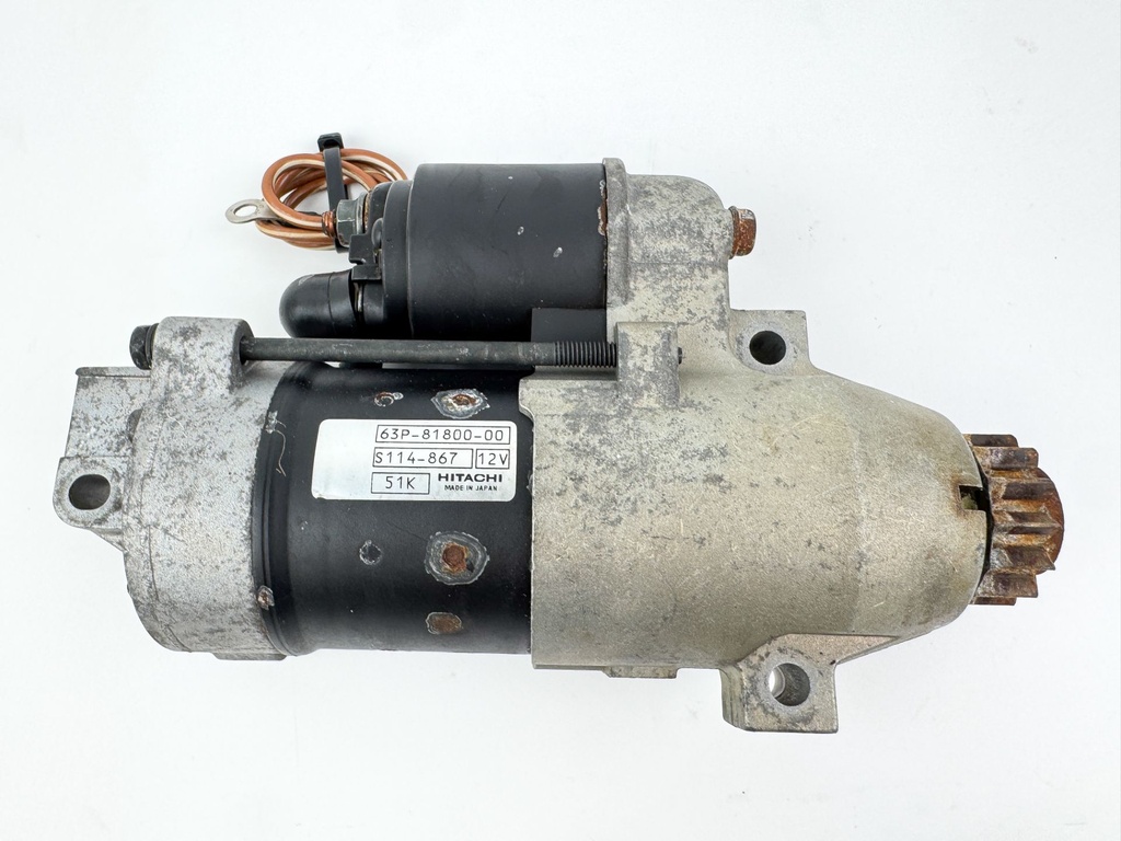 2005 Yamaha 250 HP 4 Stroke Outboard Starter Motor 63P-81800-00-00 OEM