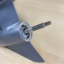 2009 Yamaha 150HP 4 Stroke Outboard 25" Lower Unit Gear Case RH 63P-45300-17-8D