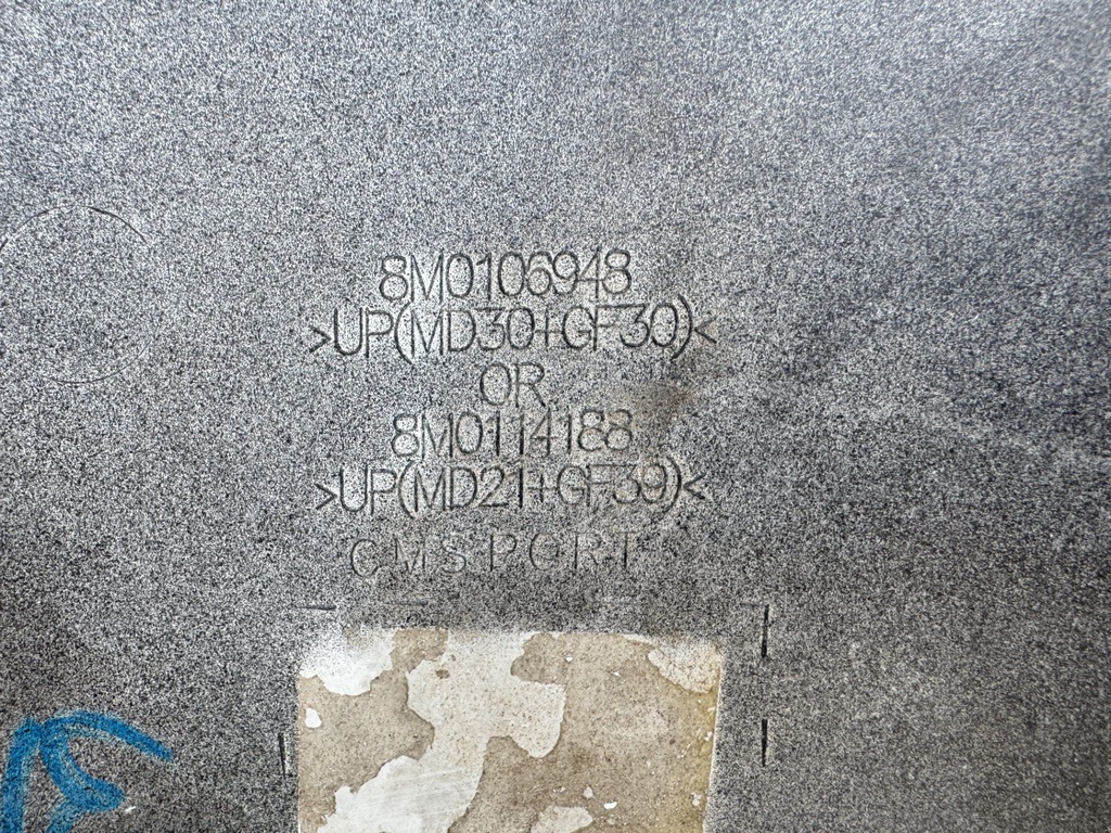 2020 Mercury 250 HP 4 Stroke Outboard Lower Apron Cowling Port 8M0142217 OEM