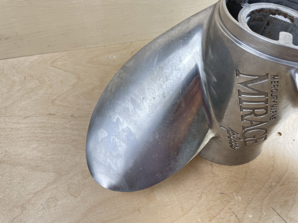 Mercury Mirage Plus Stainless Steel Prop 48-90159 15 1/2 x 17P Counter LH