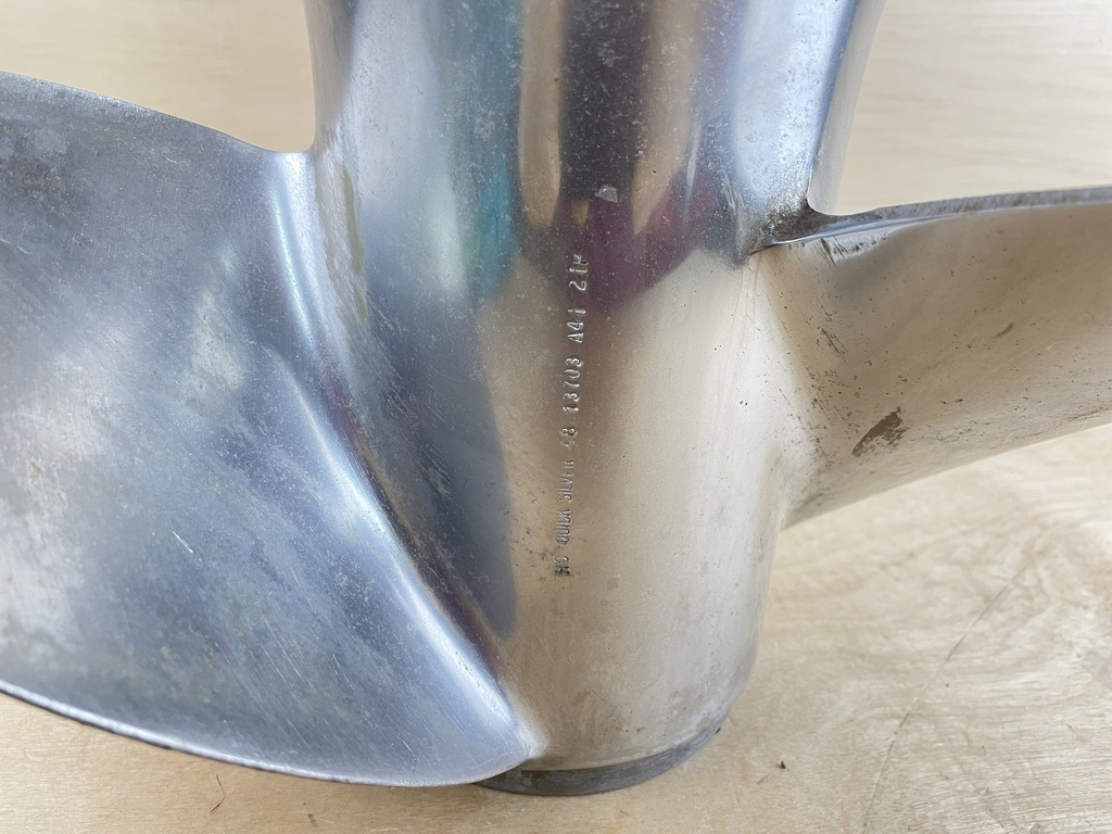 Mercury Mirage Stainless Steel Propeller 14 3/4" x 21P LH Counter 48-13703