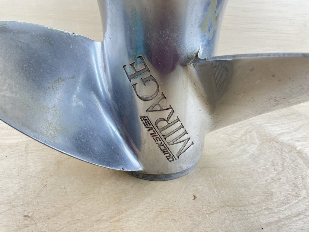 Mercury Mirage Stainless Steel Propeller 14 3/4" x 21P LH Counter 48-13703