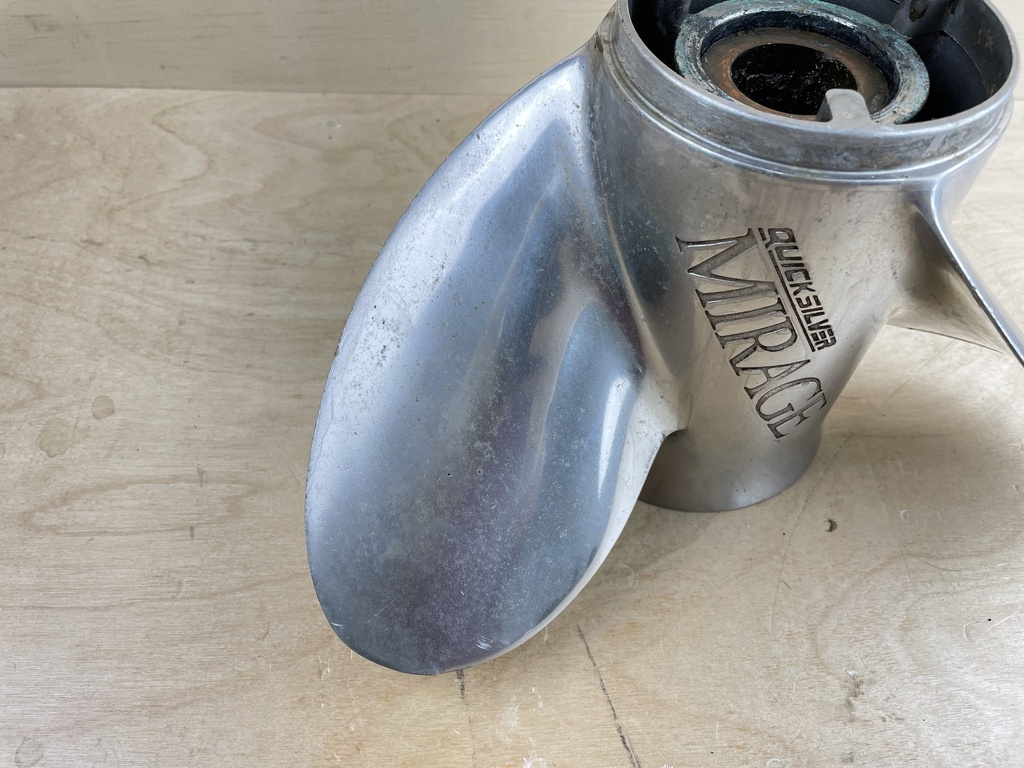 Mercury Mirage Stainless Steel Propeller 14 3/4" x 21P LH Counter 48-13703