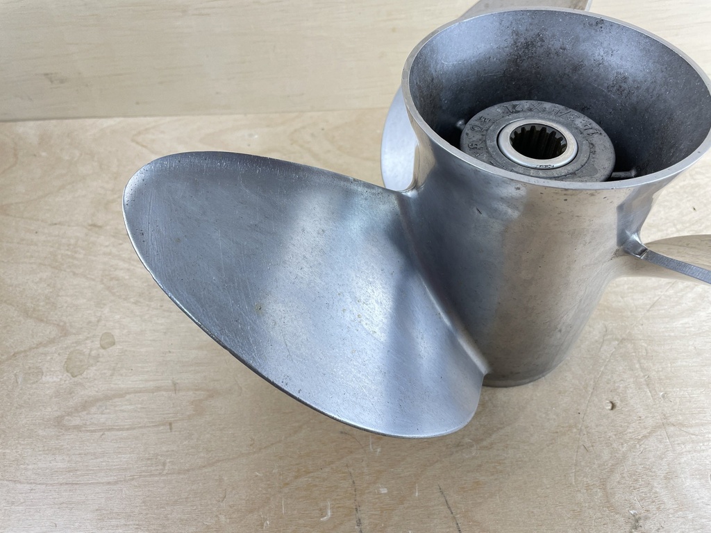 Evinrude Johnson BRP Viper Stainless Steel Propeller 14 3/4 x 21P 176902 Counter LH